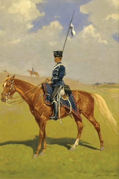 Fine Art Print: The Hussar by Frederic Remington