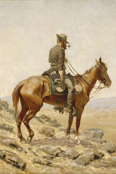 Fine Art Print: The Lookout by Frederic Remington