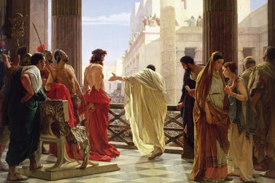Ecce Homo by Antonio Ciseri canvas print