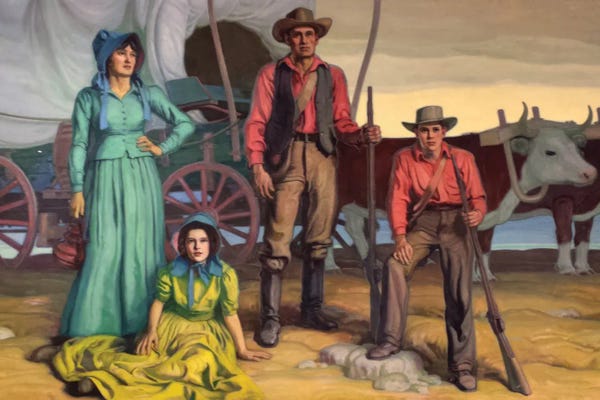 The Chosen Site - Van Buren, AR Post Office Mural