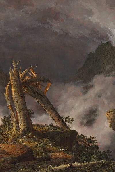 Frederic Edwin Church: Storm In The Mountains by Frederic Edwin Church