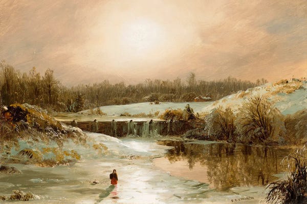 Winter Scene In Hartford