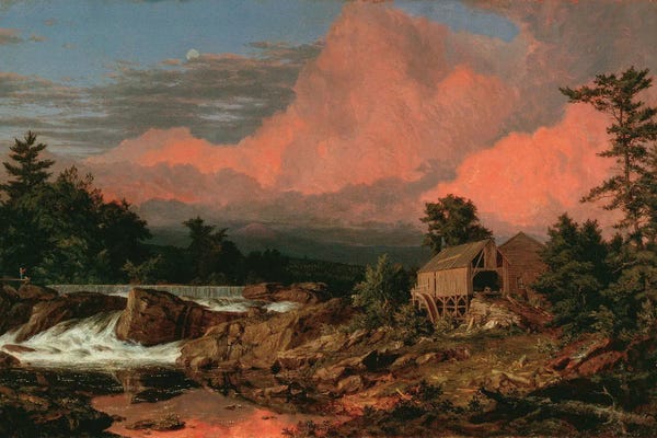 Frederic Edwin Church: Rutland Falls, Vermont by Frederic Edwin Church