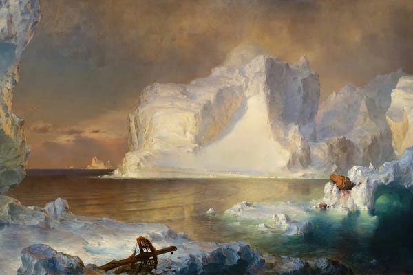 Frederic Edwin Church: The Icebergs by Frederic Edwin Church