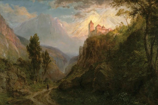 Frederic Edwin Church: The Monastery of San Pedro (Our Lady of the Snows) by Frederic Edwin Church