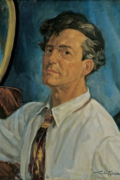 Self-Portrait, Working (1916)