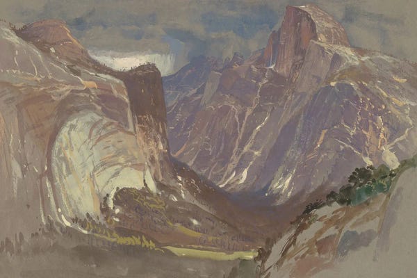 Half Dome and Royal Arches, Yosemite, from Glacier Point, c. 1870