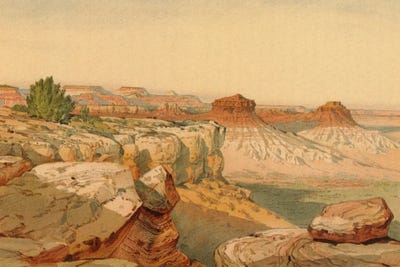 Canvas Print: Holmes 1877 Kanab Desert by William Henry Holmes - thumbnail