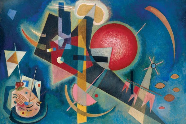Abstract: Im Blau by Wassily Kandinsky