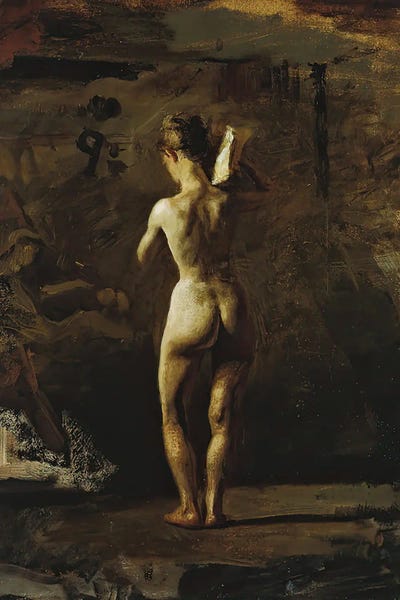 Study For William Rush Carving, 1876