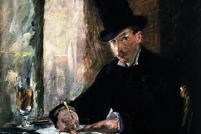 Canvas Art Prints: Chez Tortoni by Edouard Manet