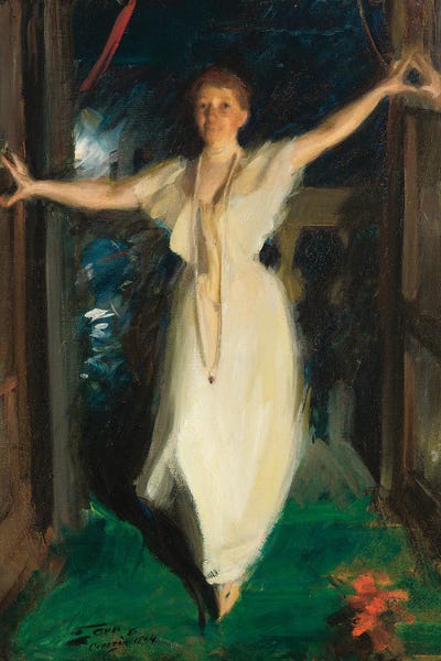 Canvas Art Prints: Gardner In Venice by Anders Leonard Zorn