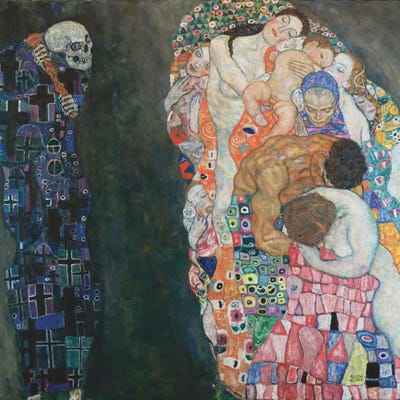 Death And Life, c.1911 by Gustav Klimt framed wall art