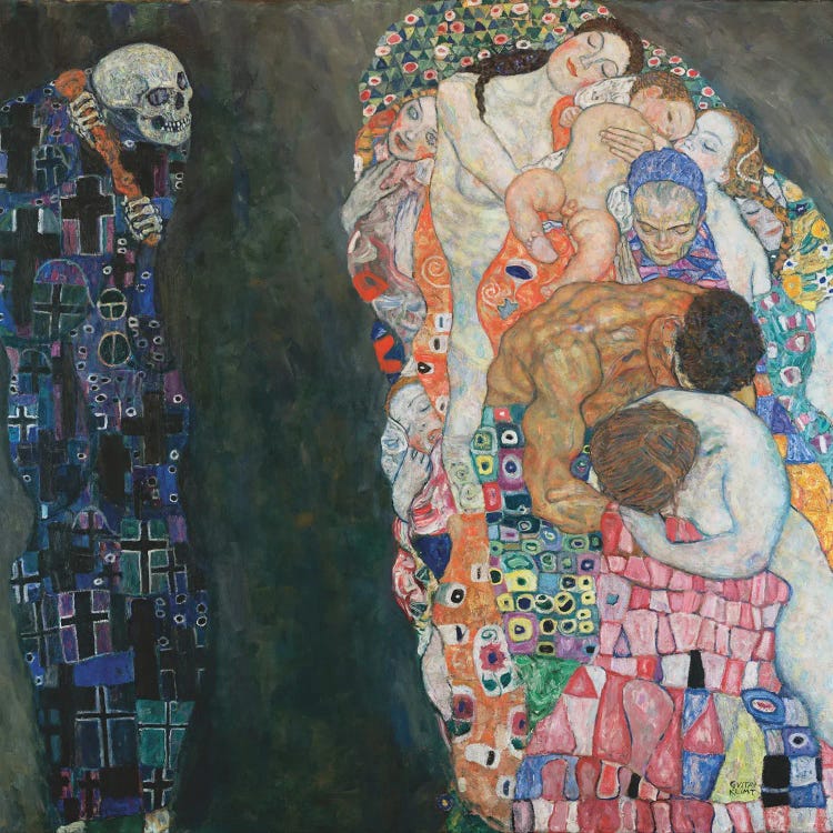 Death And Life, c.1911 by Gustav Klimt wall art