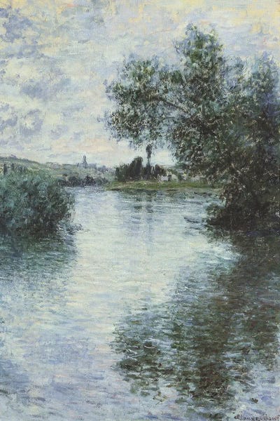The Seine at Vetheuil, 1879 by Claude Monet canvas print