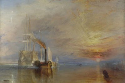 The Fighting Temeraire, 1839 by J.M.W. Turner canvas print