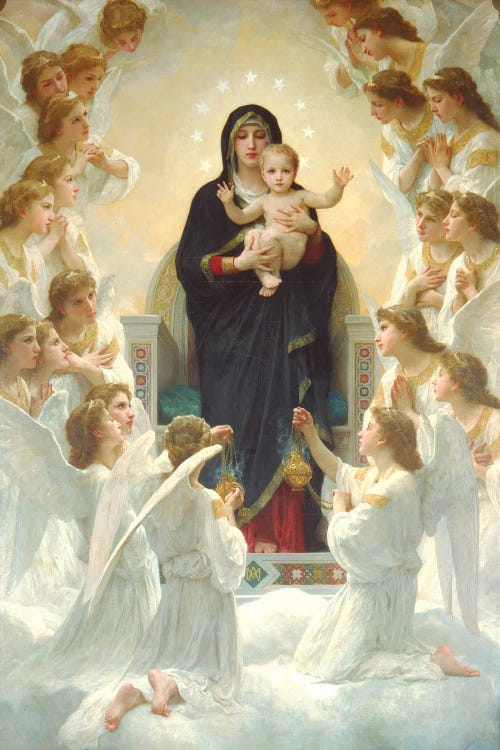 The Virgin with Angels, 1900