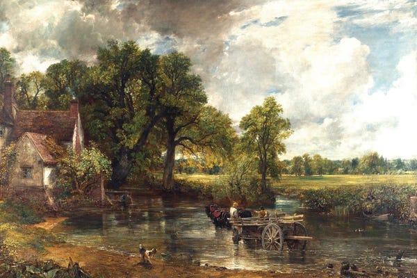 Spring Leaves: The Hay Wain, 1821 by John Constable