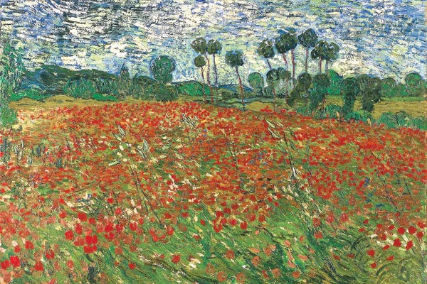 Field Of Poppies Auvers Sur Oise Ver. II