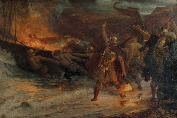 The Funeral Of A Viking, 1893