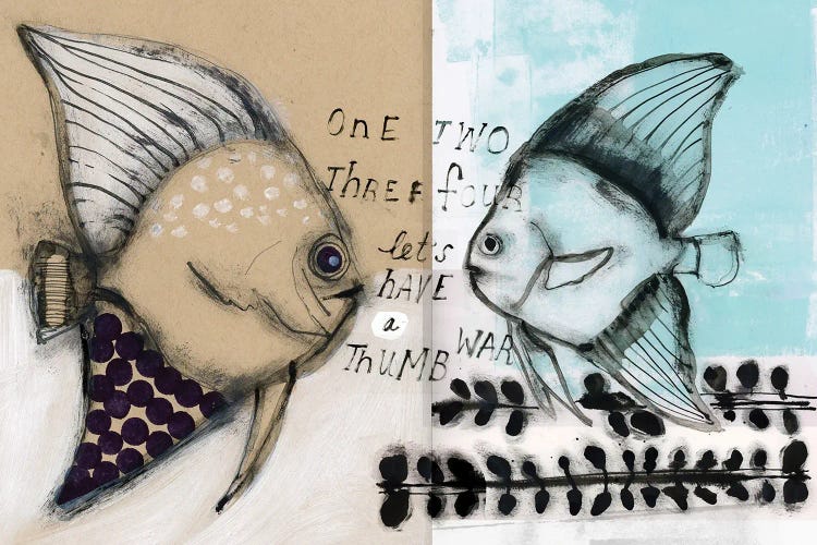 Thumb War by Stacy Milrany wall art