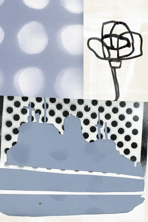 Black & Blue Collage II