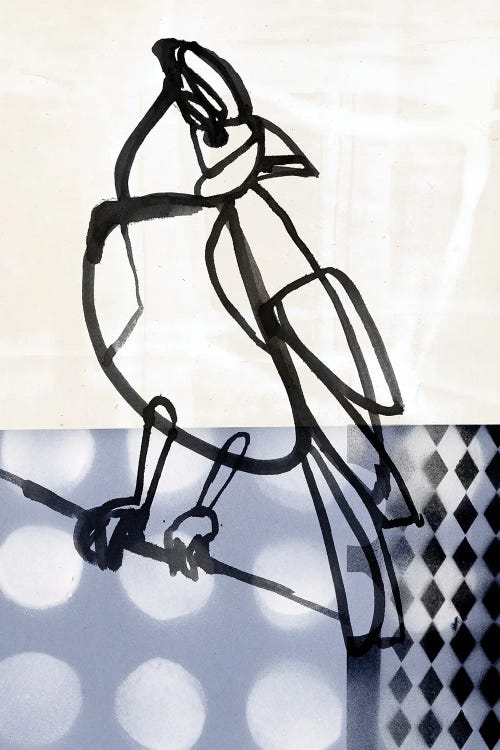 Black & Blue Collage VI