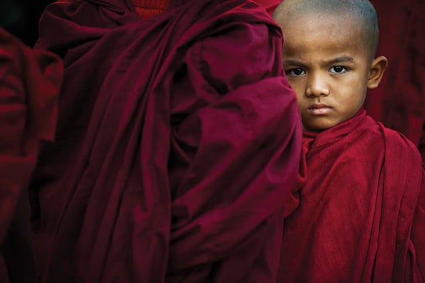 Monochromatic Photography: The Little Boy by Sugianto