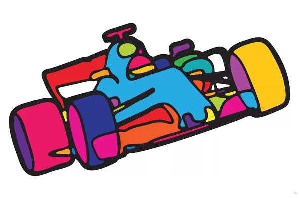 Kids Sports Art: F1 by Yoni Alter