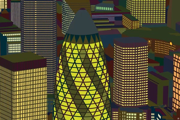London: Gherkin by Yoni Alter