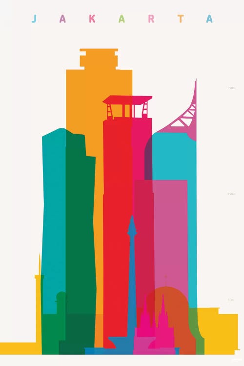 Jakarta by Yoni Alter wall art