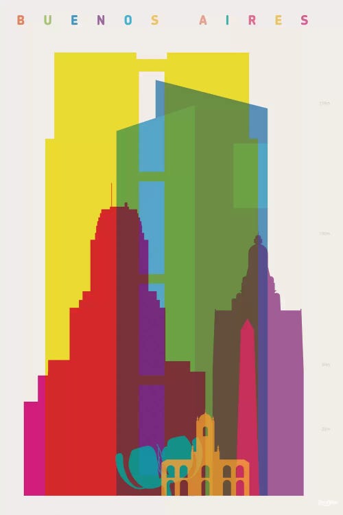 Buenos Aires by Yoni Alter wall art