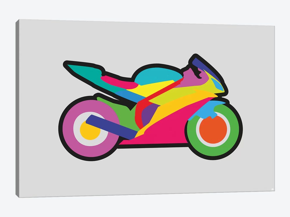 Motorbike by Yoni Alter 1-piece Canvas Wall Art