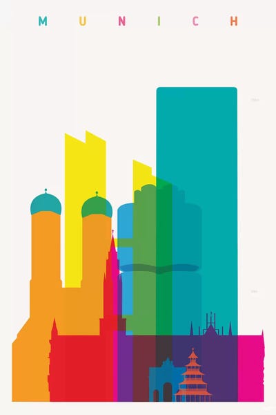 Munich by Yoni Alter metal wall art