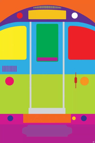 Trains: Tube Train by Yoni Alter