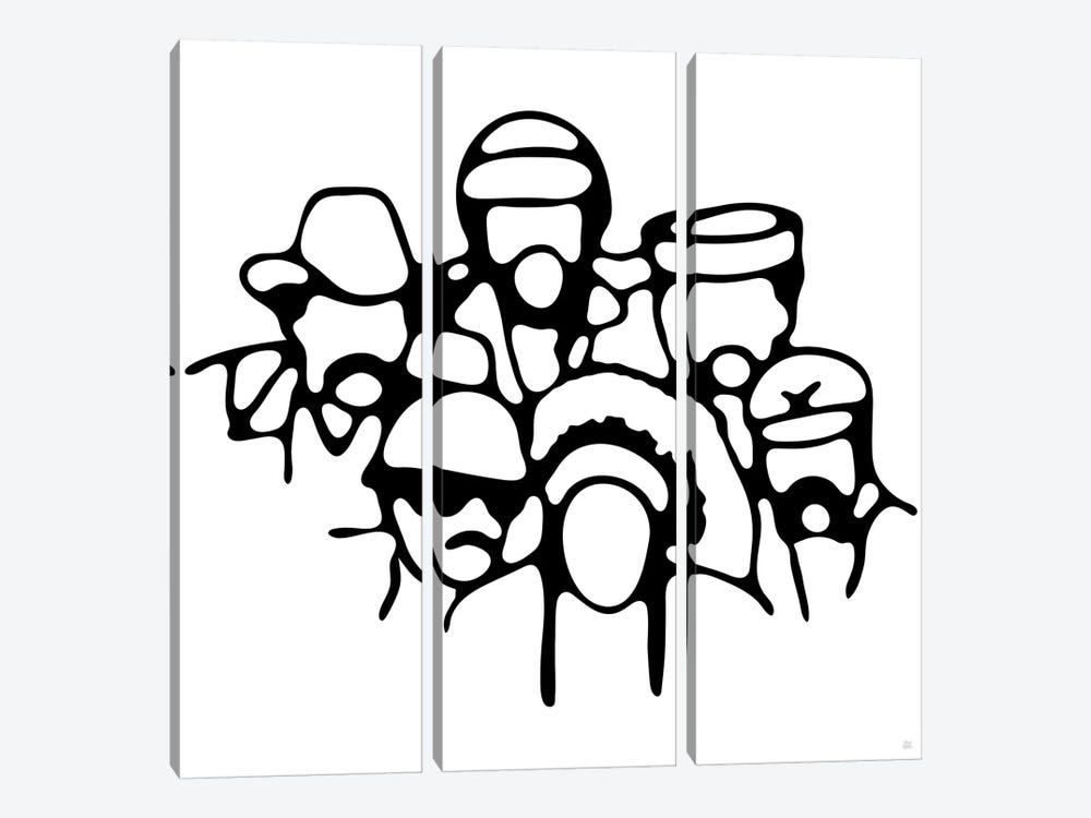 Village People by Yoni Alter 3-piece Canvas Print