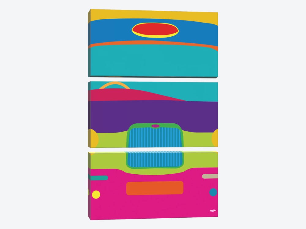 Cab by Yoni Alter 3-piece Canvas Wall Art