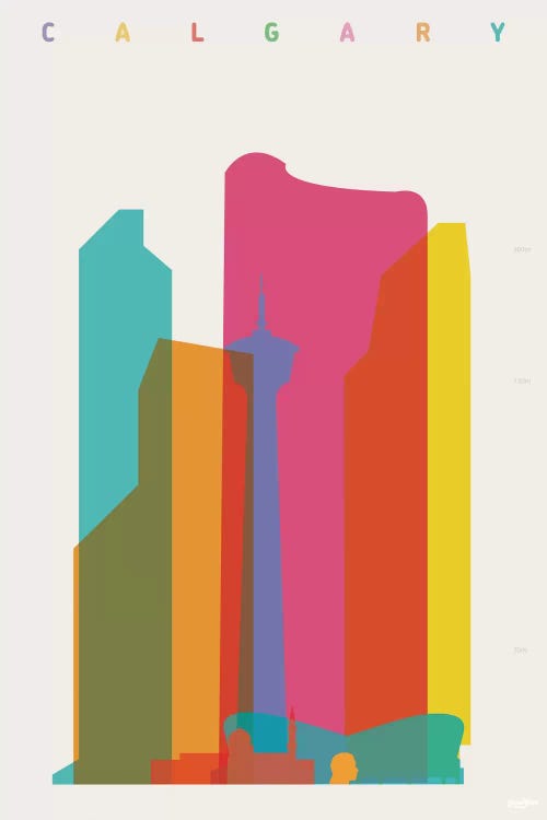 Calgary by Yoni Alter wall art