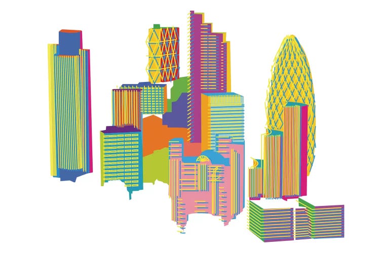 City by Yoni Alter wall art