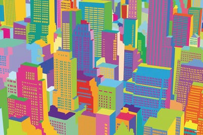 Cityscape Windows by Yoni Alter gallery poster