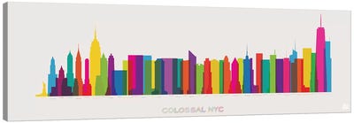Colossal NYC Canvas Art Print - 3-Piece Urban Art