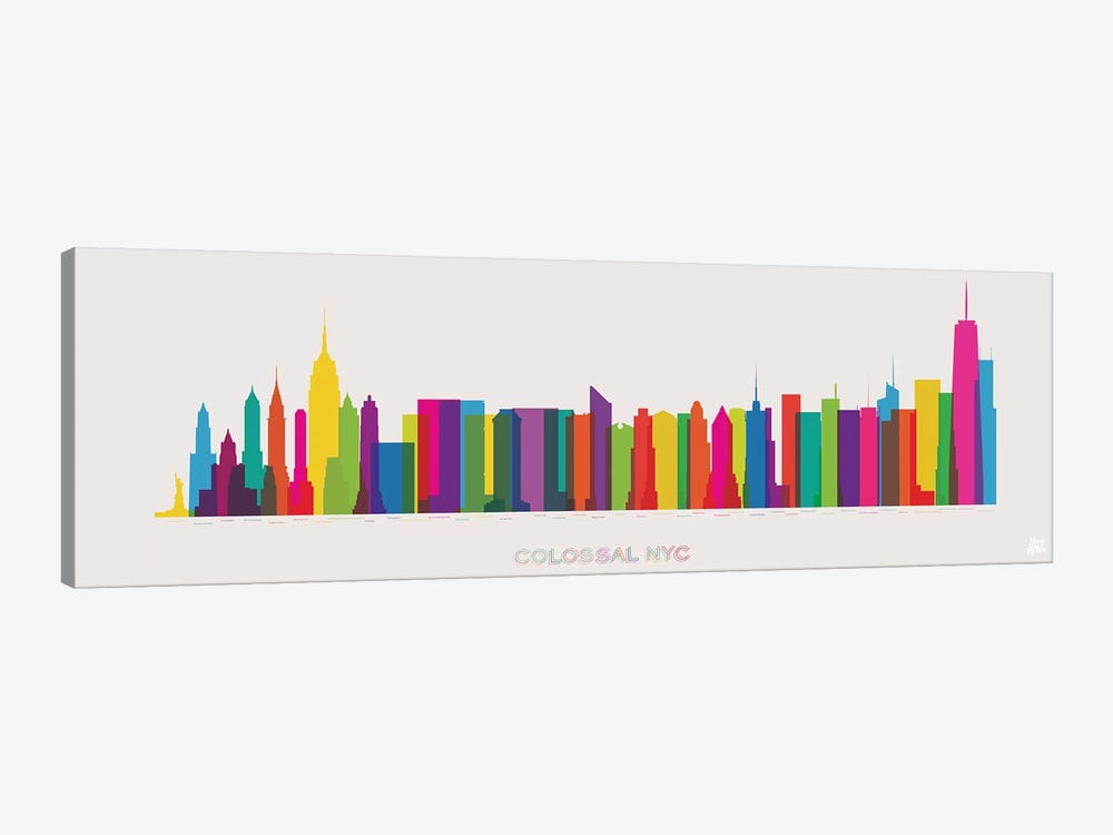 Colossal NYC by Yoni Alter 1-piece Canvas Artwork