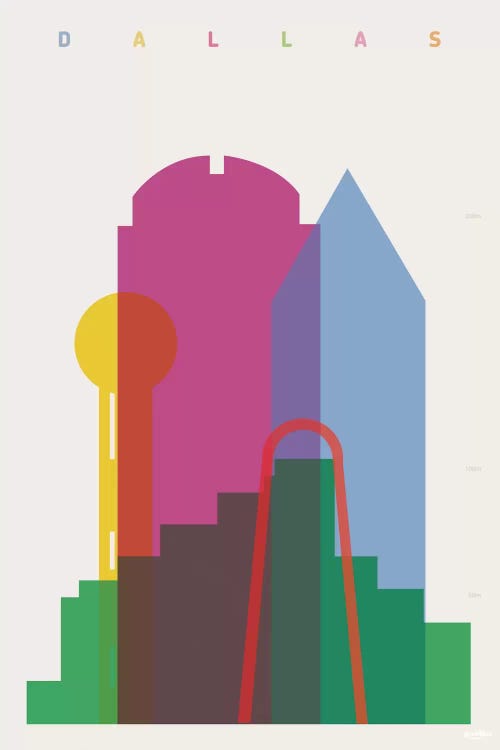 Dallas by Yoni Alter wall art