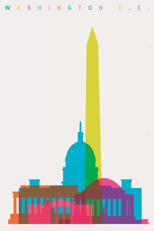Washington D.C. by Yoni Alter wall art