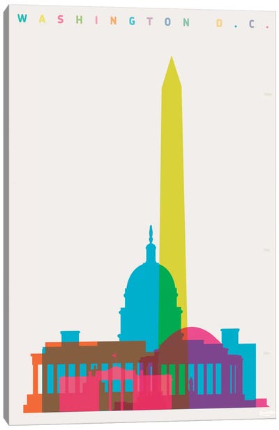 Washington D.C. Canvas Art Print - Washington Monument