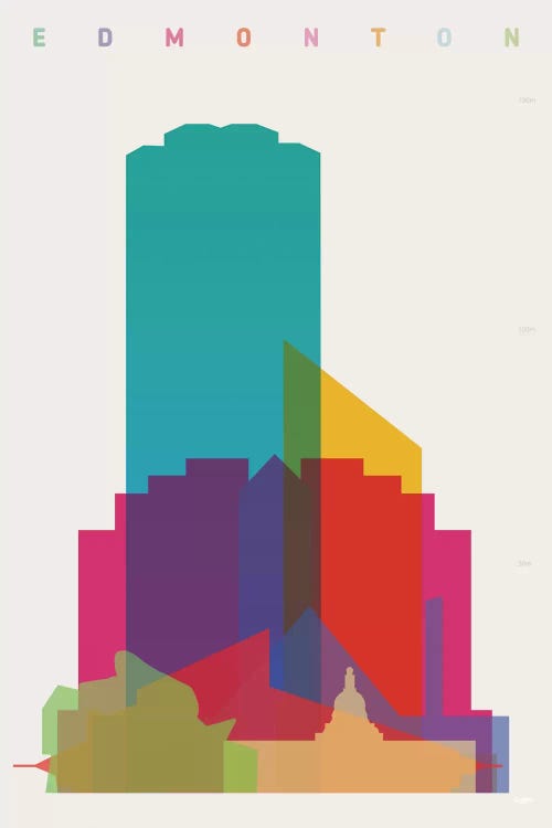 Edmonton by Yoni Alter wall art