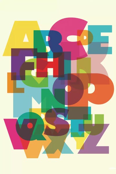 Kids Educational Art: ABC by Yoni Alter