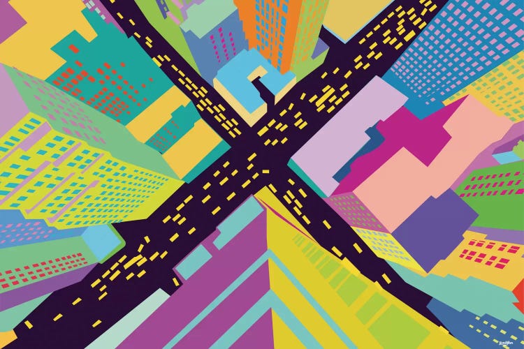 Intersection II by Yoni Alter wall art