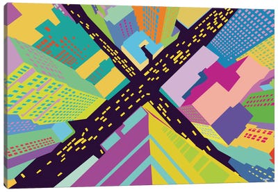 Intersection II Canvas Art Print - Yoni Alter