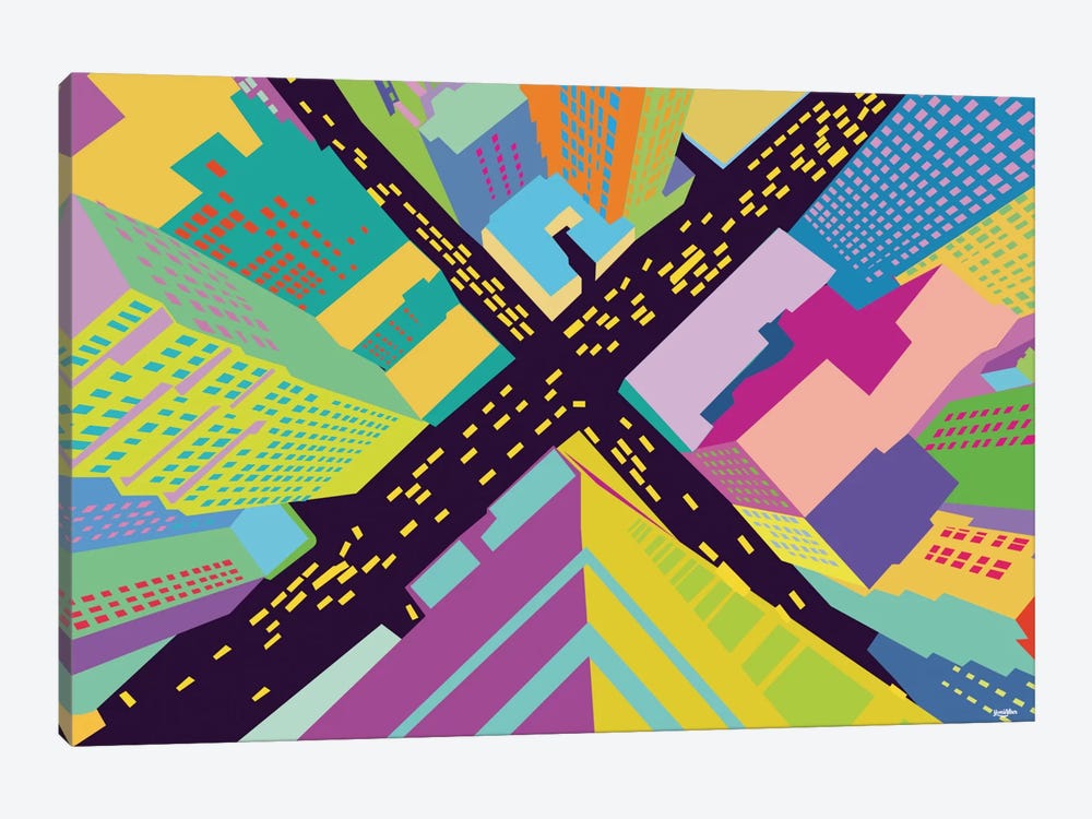 Intersection II by Yoni Alter 1-piece Art Print